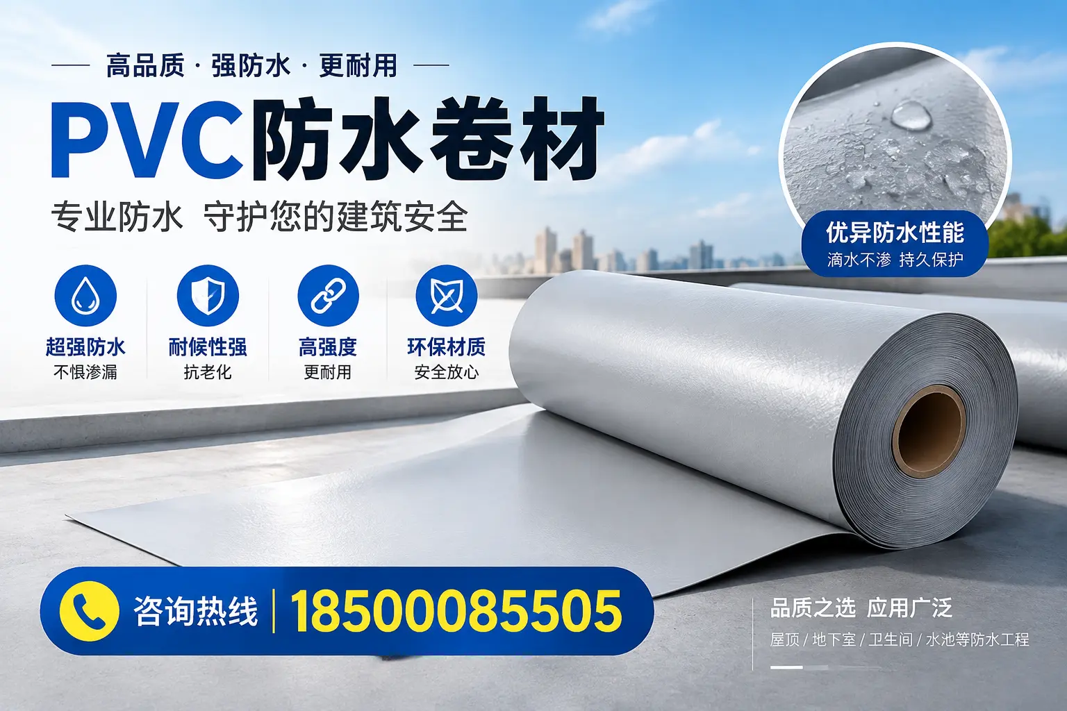 台州地区pvc防水卷材的市场现状与发展趋势