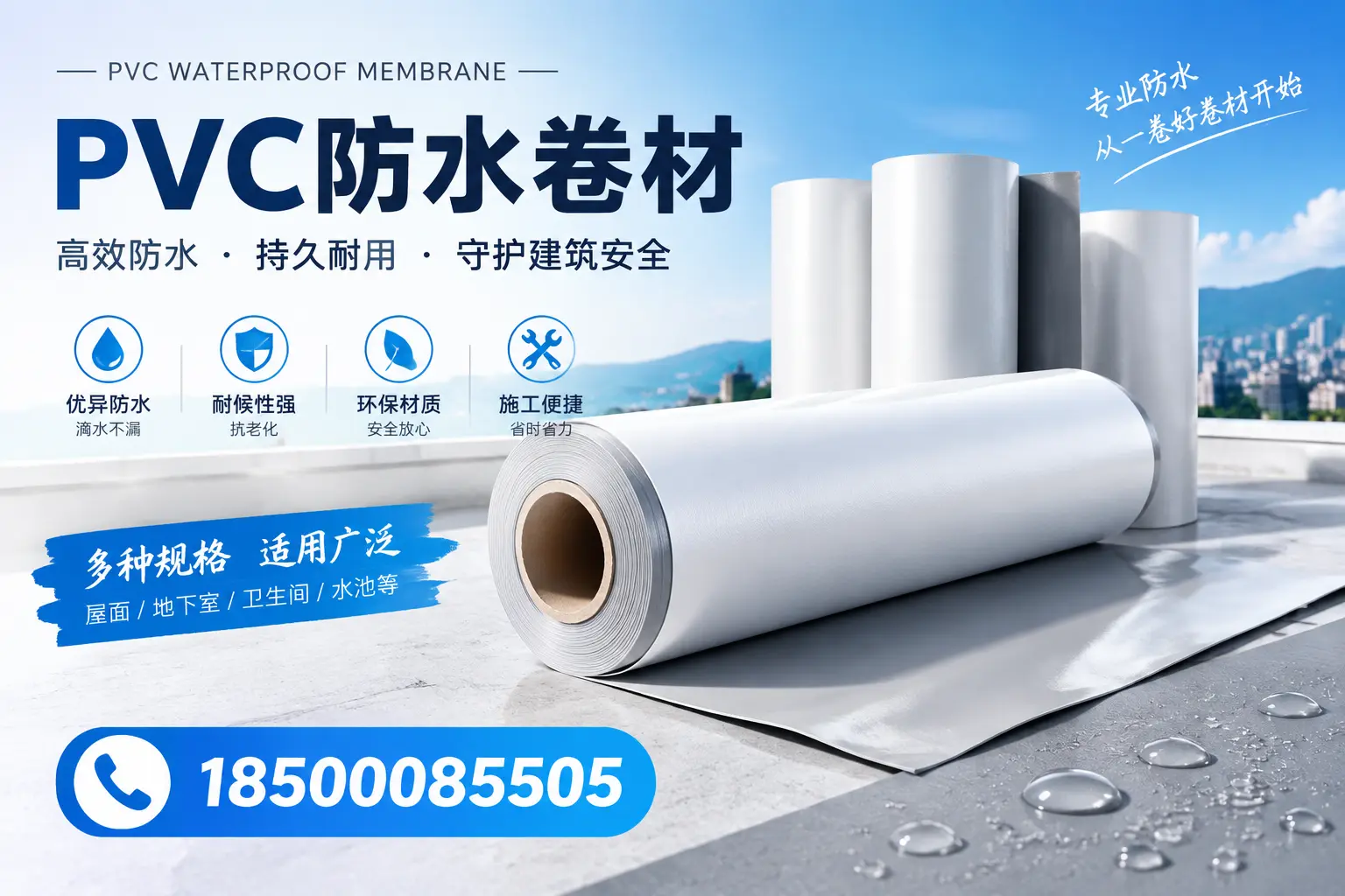 如何选择适合的PVC防水卷材?专家为您解答台州的需求